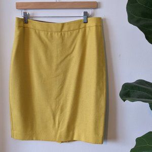 CAbi | Mustard Yellow Pencil Skirt Sz 6